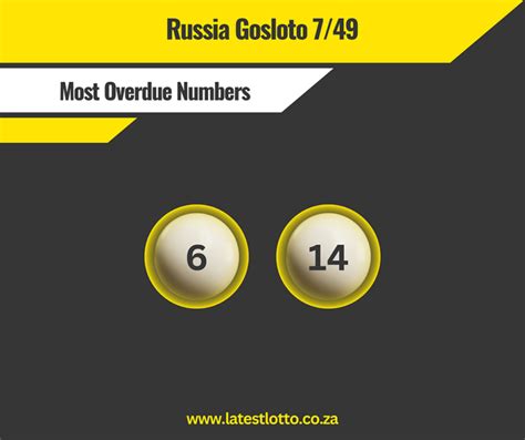 gosloto 7/49 overdue numbers|Gosloto 7/49 Results for 2024.